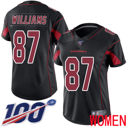 Arizona Cardinals Limited Black Women Maxx Williams Jersey NFL Football #87 100th Season Rush Vapor Untouchable